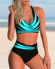 Claire™ | Modern Cross-Strap Neck Bikini