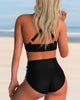Claire™ | Modern Cross-Strap Neck Bikini