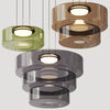 Glass Pendant Lighting In Bauhaus Style