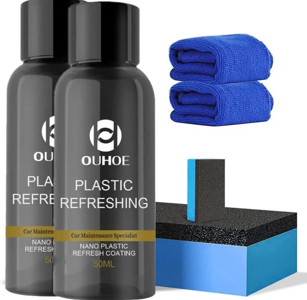 ShineGuard™ | Turn Faded Plastic Deep Black Again!