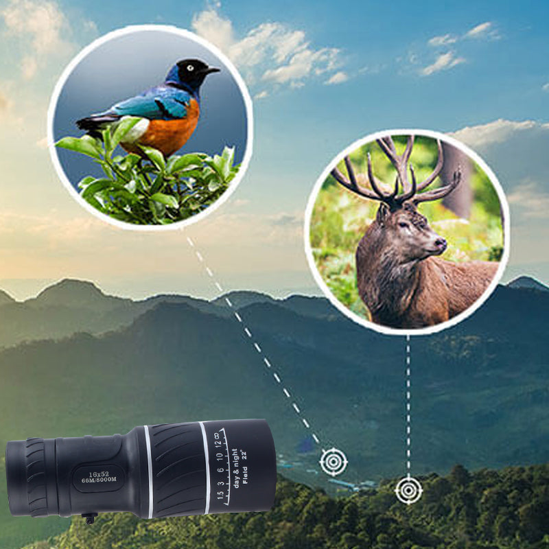 ZoomSight™ | Your Pocket-Sized Monocular for Big Adventures!