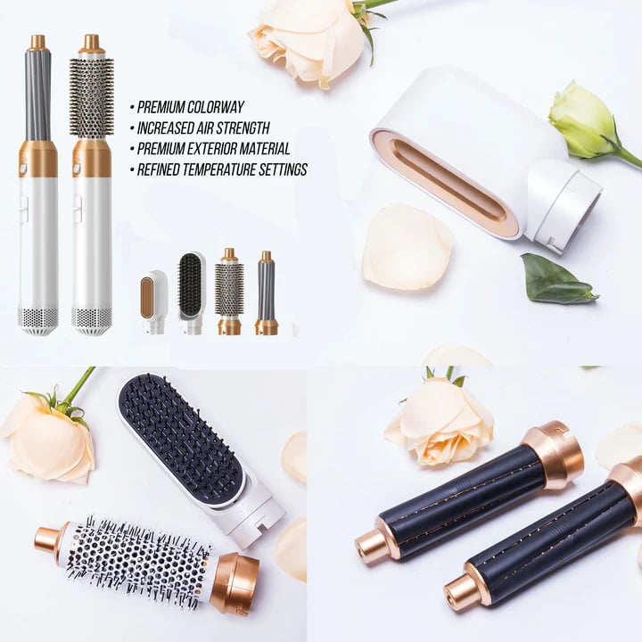 GlamFusion™ | Dry, Curl, Straighten, Volumize & Smooth—All in One Tool!