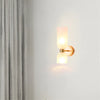 Double Head Glass Wall Lamp LED Sconce