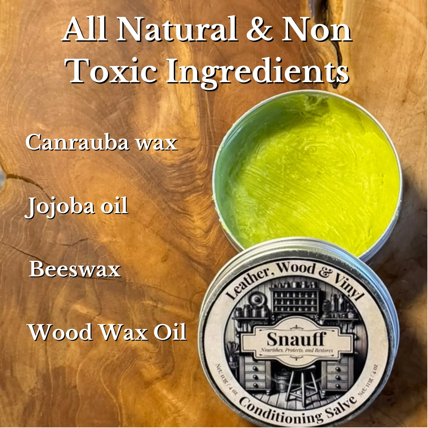 LustraBalm™ | Revive Leather & Wood — Naturally!