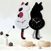 TailTime™ | Nordic Cat Wagging Tail Wall Clock