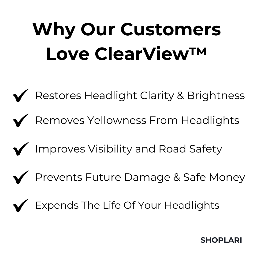 GlowRestore™ | Instantly Removes Haze and Discoloration From Your Headlights