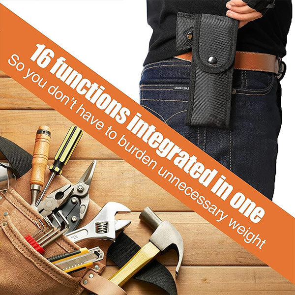 GearMate™ | Survival-Ready, Home-Steady – 16 Tools in One!