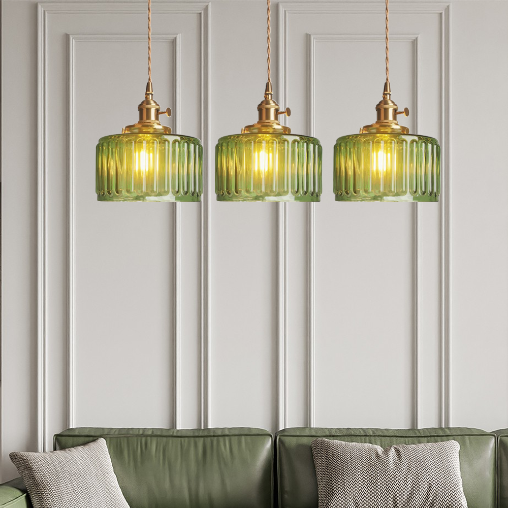 Vintage Crystal Pendant Lamp