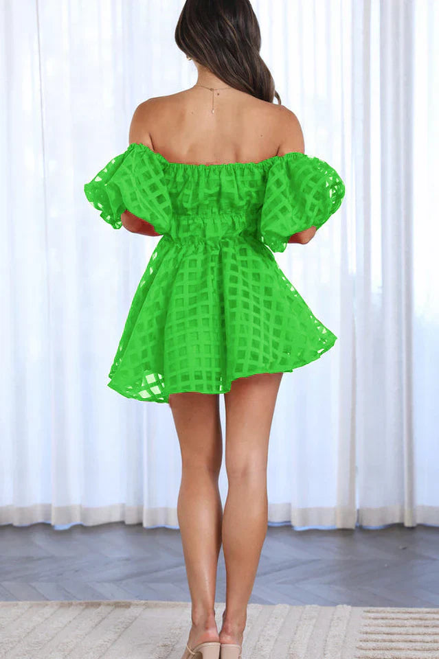 Ella™ | Mini dress with puff sleeves