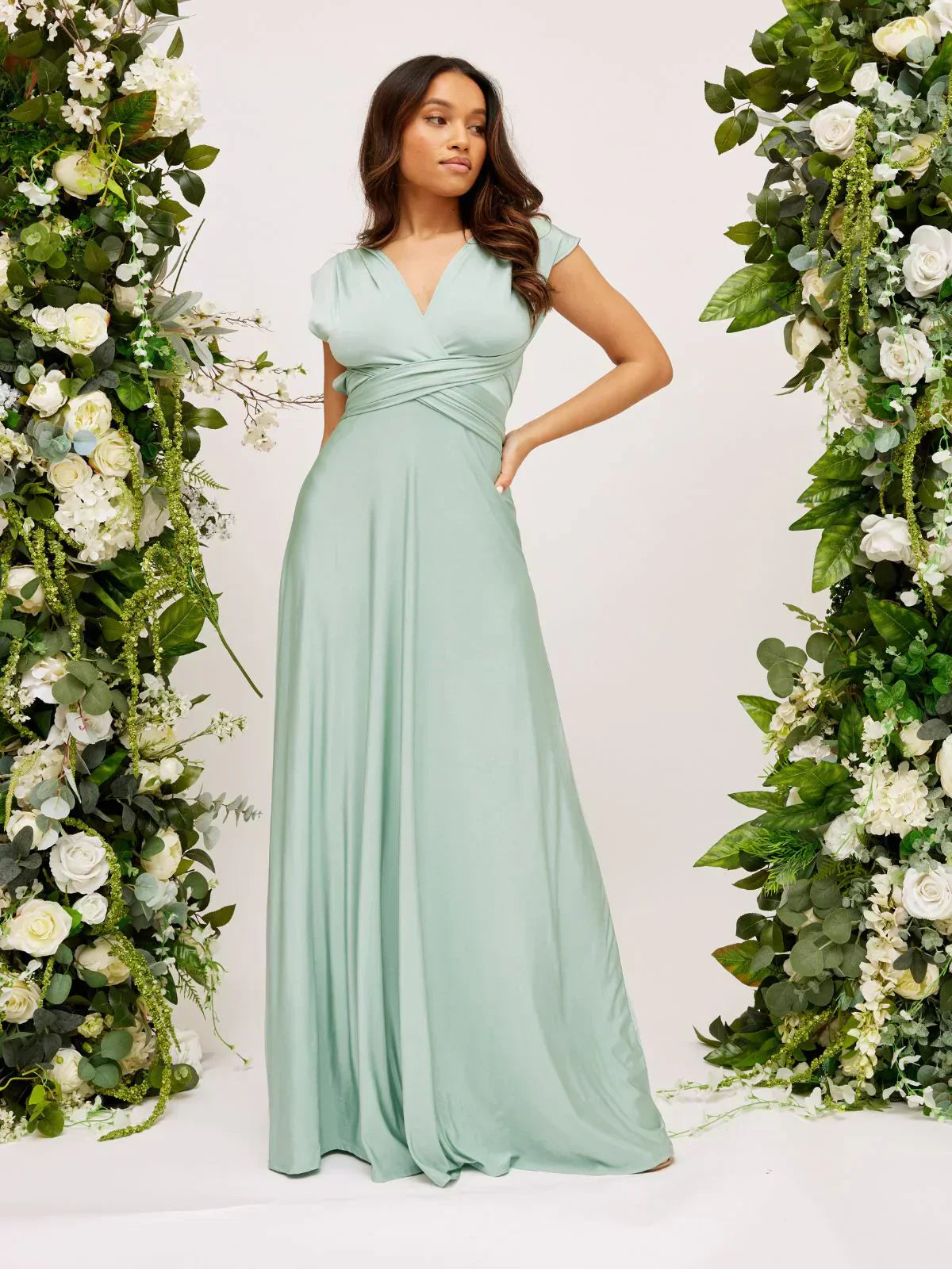 Nicole™ | Elegant Multi-Wrap Dress