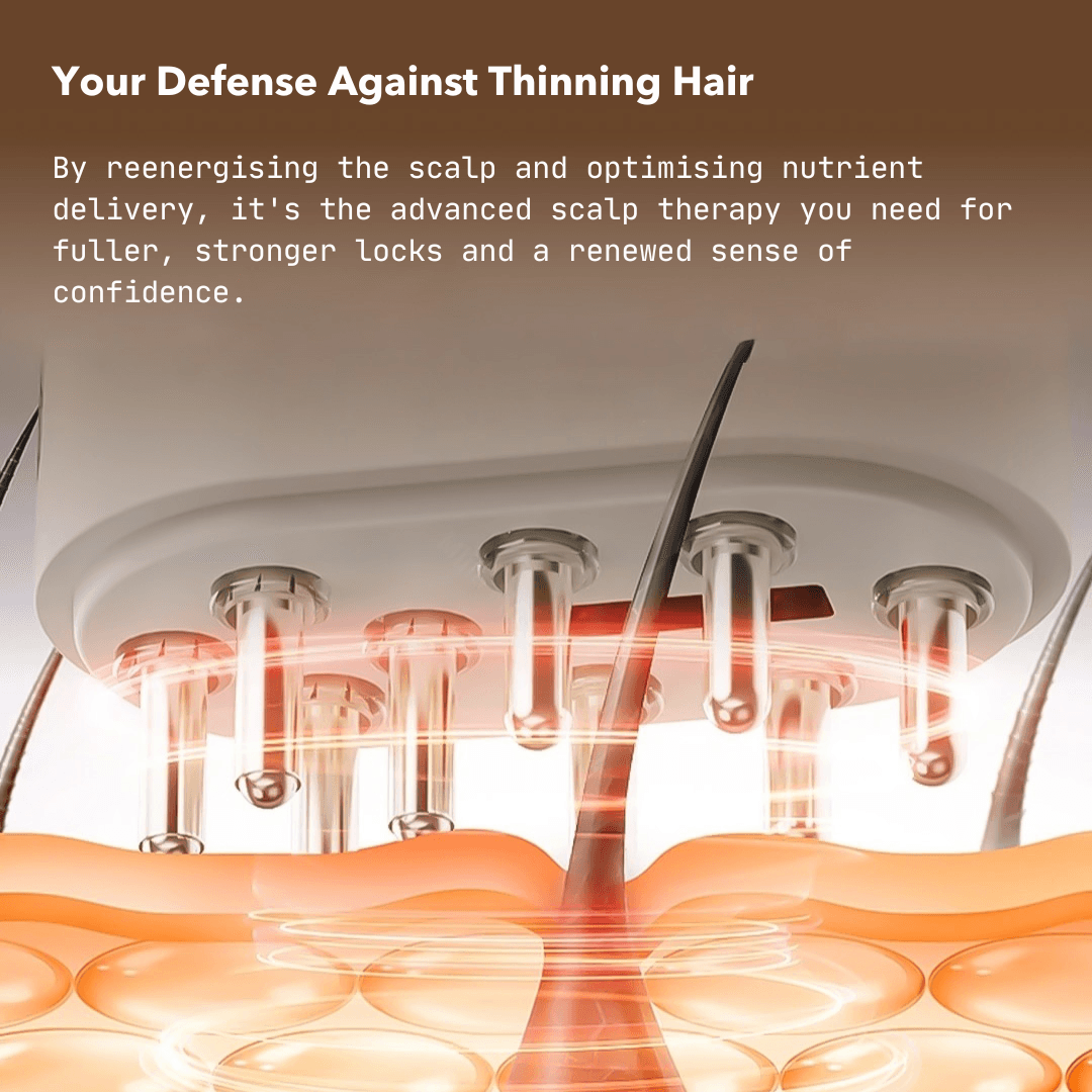 SerumSculpt Viva: Advanced Scalp Care Massager With Red Light Therapy