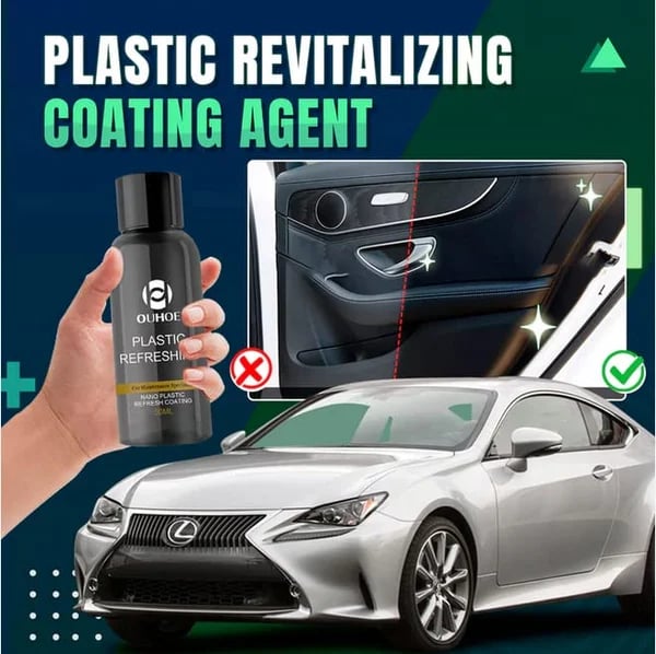 ShineGuard™ | Turn Faded Plastic Deep Black Again!