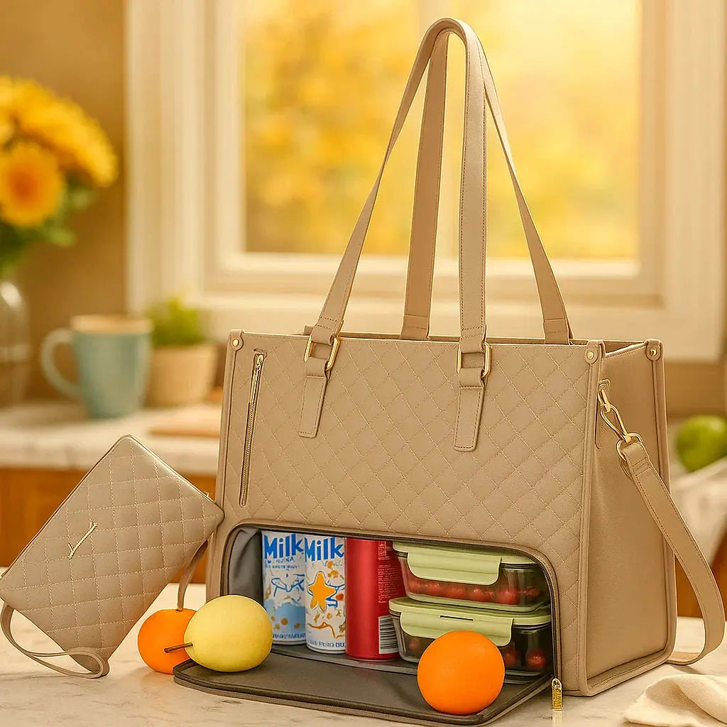 Luminique™ | The Only Bag You Need – Work Meets Refreshment!