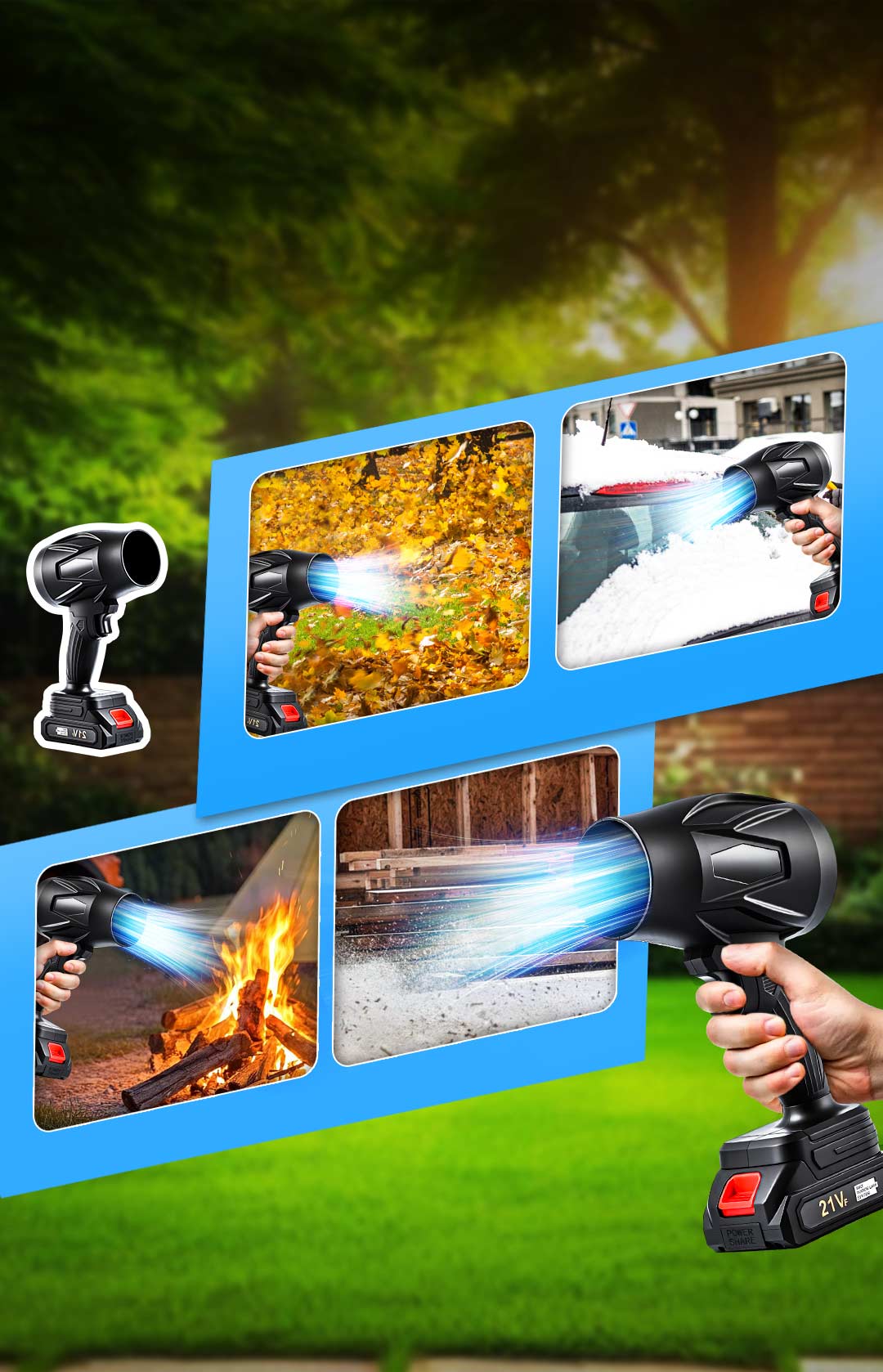 PowerSweep™ | Power Through Snow, Leaves, and Debris in Seconds!