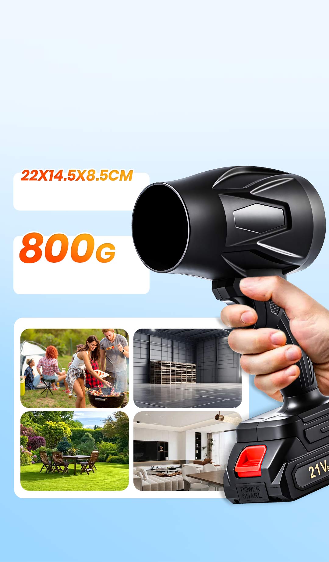 PowerSweep™ | Power Through Snow, Leaves, and Debris in Seconds!