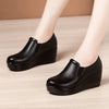 Lacey™ | Stylish Leather Heels with Elastic Belt for All-Day Comfort