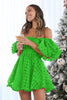 Ella™ | Mini dress with puff sleeves