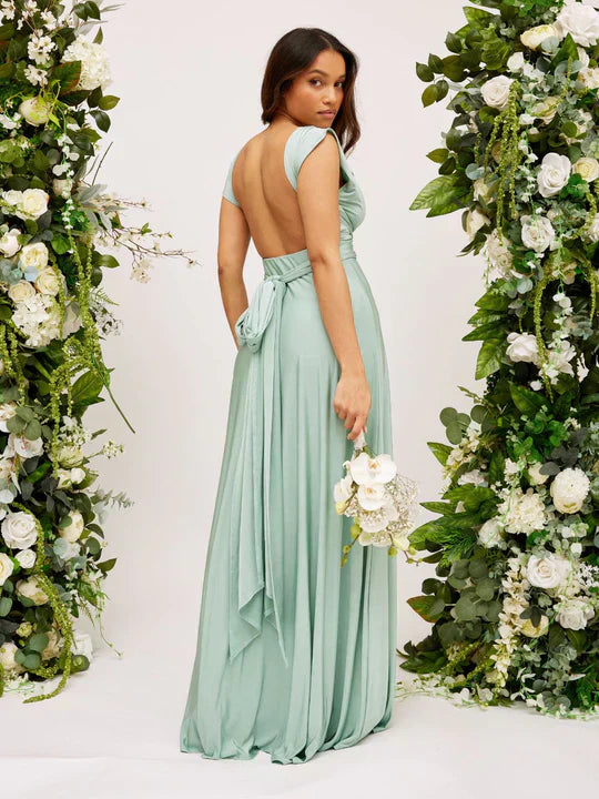 Nicole™ | Elegant Multi-Wrap Dress