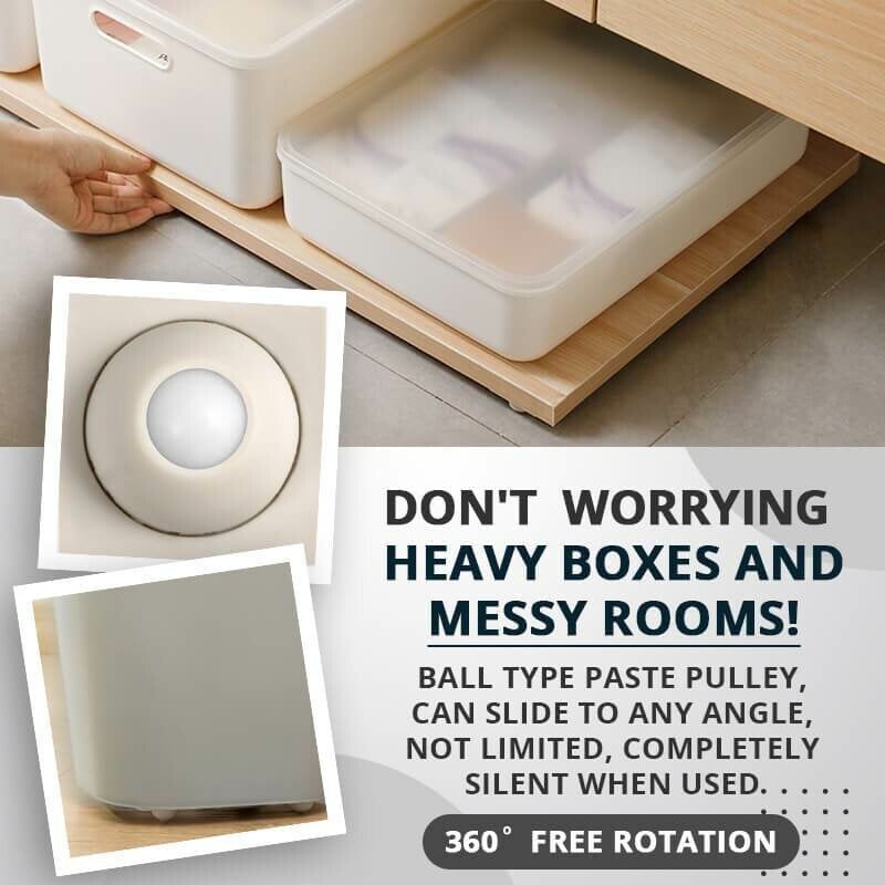 FlexiRoll™ | Add Mobility to Furniture & Storage Instantly!
