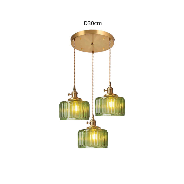 Vintage Crystal Pendant Lamp