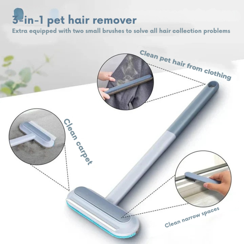 FurSweep™ | Multi-Surface Pet Hair Brush For Effortless Cleaning