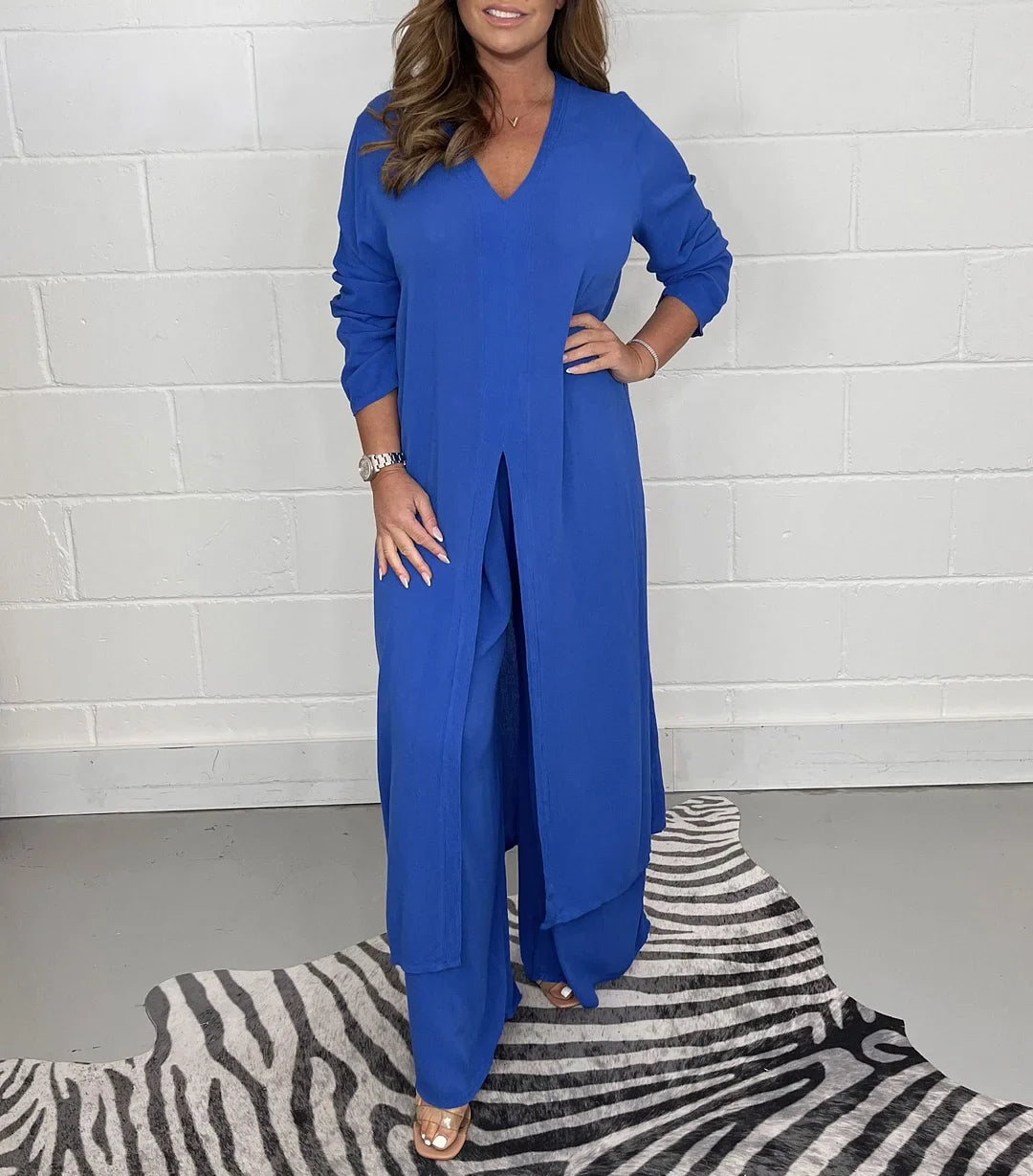 Autumn™ | Women's Long Top and Pants Set