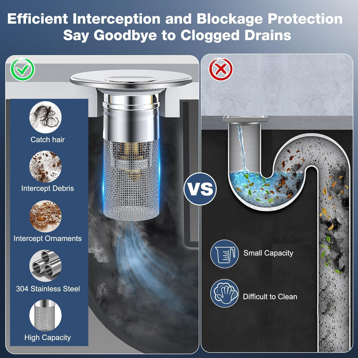 ClogSafe™ | Effortless Sink Clogging Protection