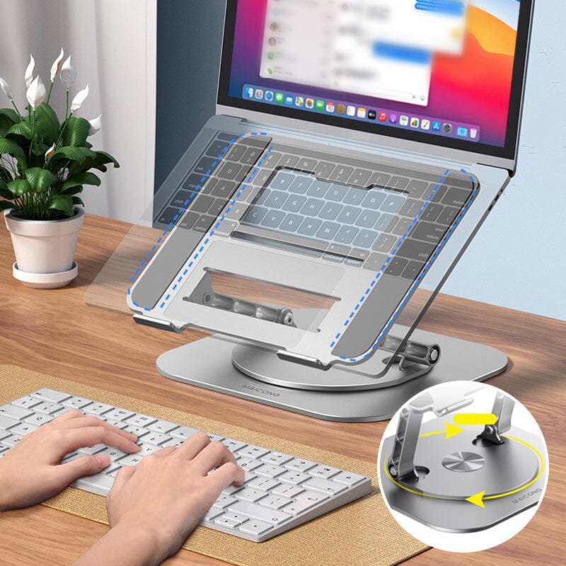 FlexStand™ | Revolutionize Your Workspace with 360° Flexibility for Laptops & Tablets