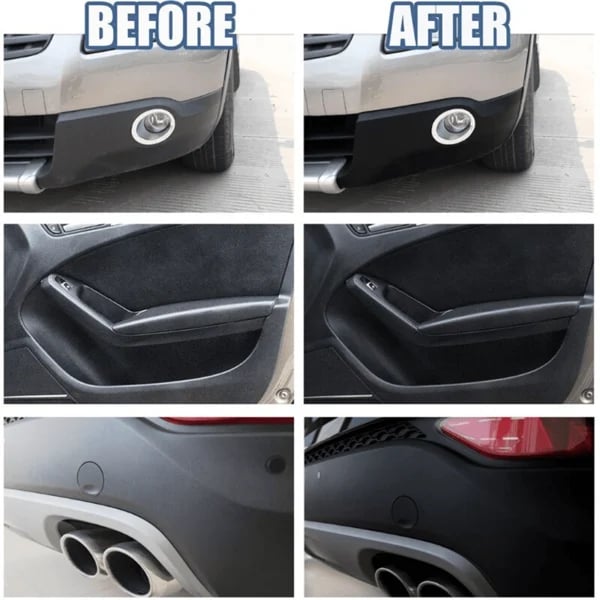 ShineGuard™ | Turn Faded Plastic Deep Black Again!
