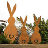 RusticRabbit™ Metal Easter Bunny Garden Decor