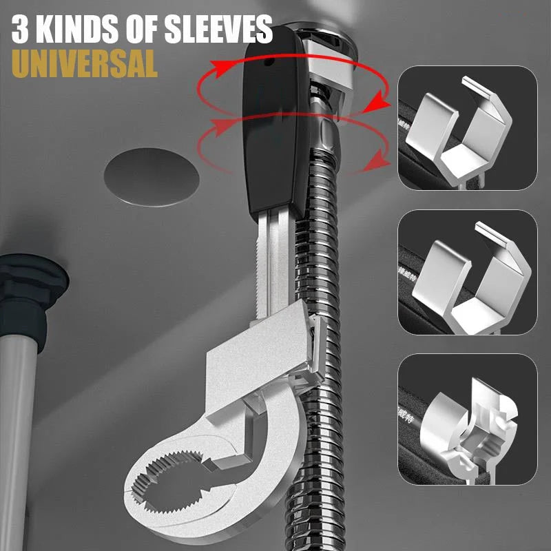 FlexWrench™ | Ditch the Set—This One Tool Does It All!