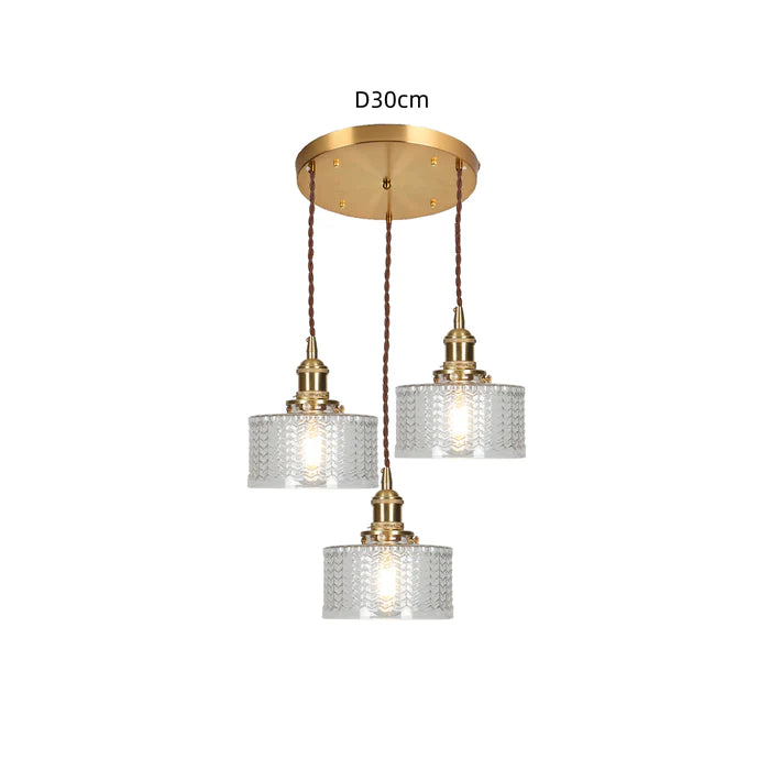 Vintage Crystal Pendant Lamp