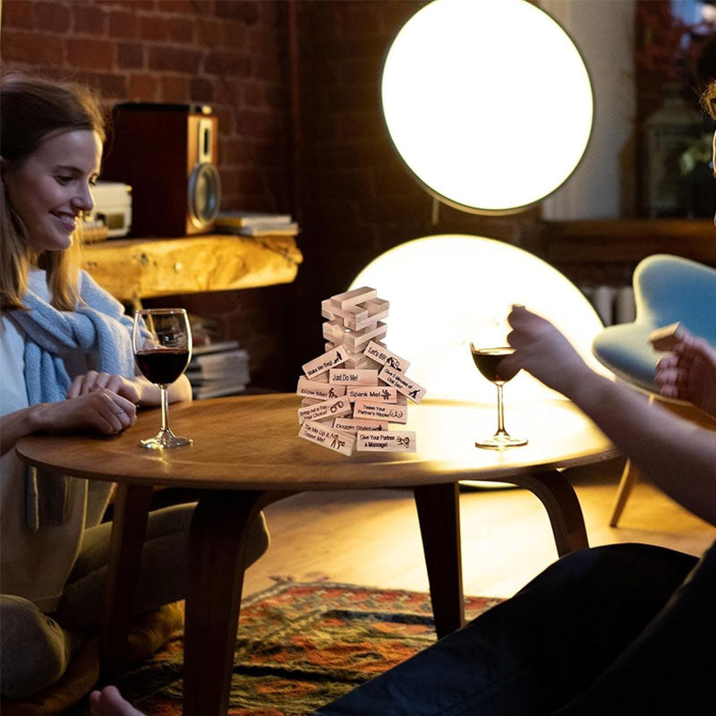 FlirtStack™ | Where Every Block Reveals a Secret… or a Dare!