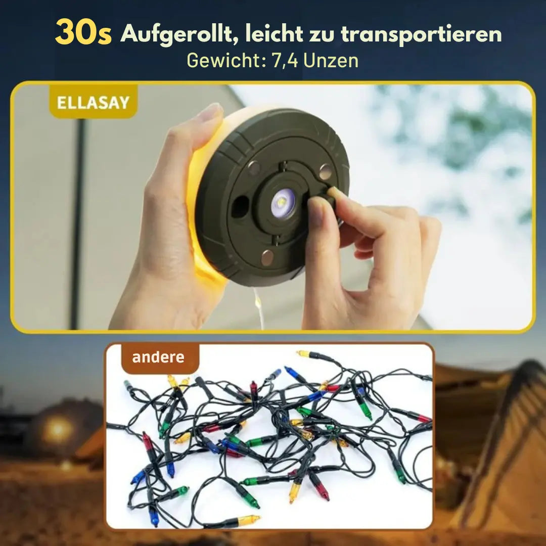 CampGlow™ | Your Ultimate Camping Companion – Light, Power & More!