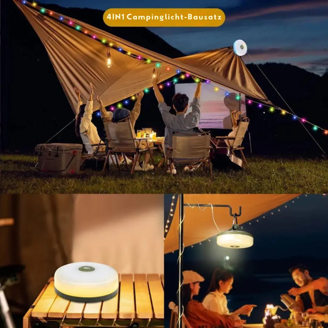 CampGlow™ | Your Ultimate Camping Companion – Light, Power & More!