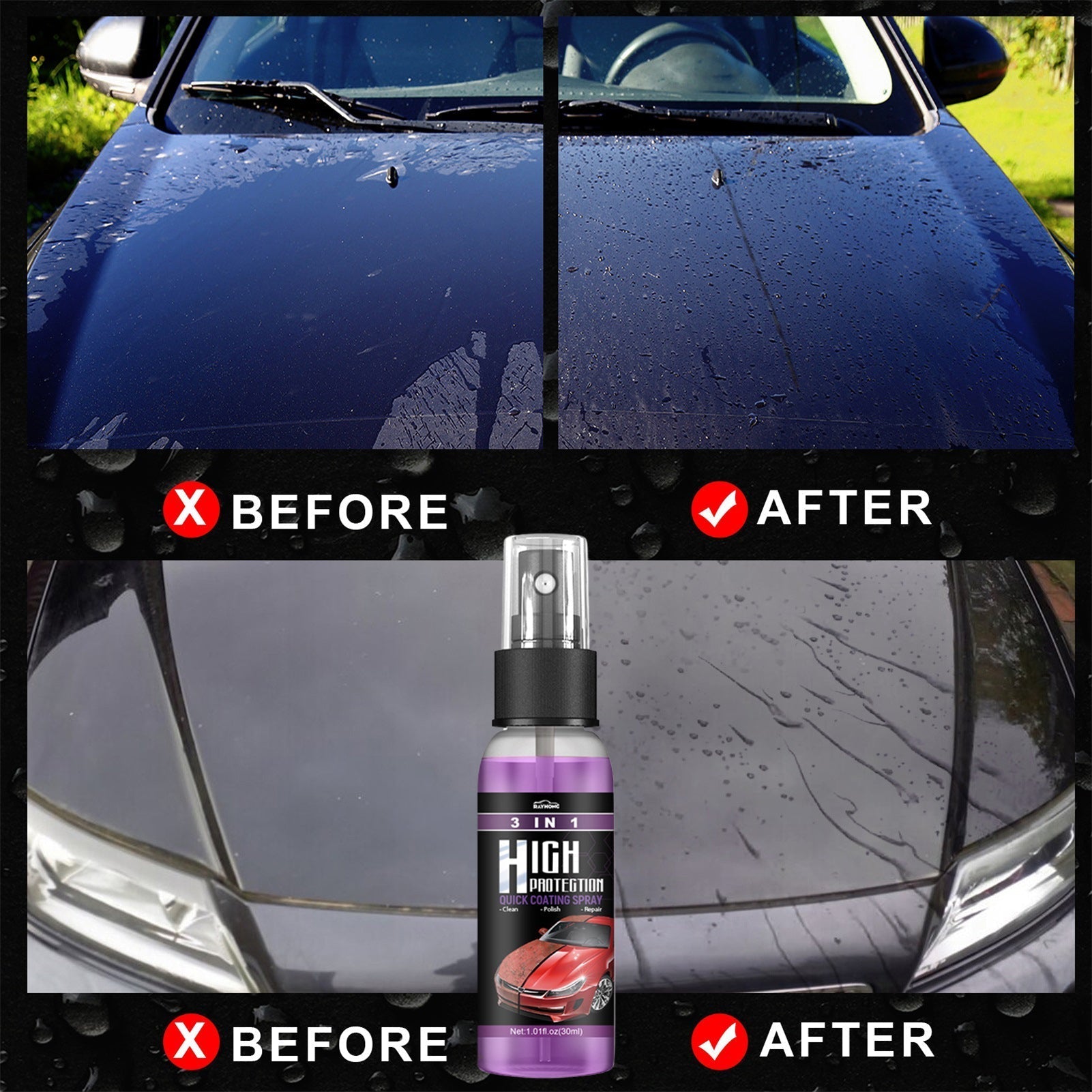 TurboShield™ | 3-in-1 Ultra Protection Quick Coat Spray