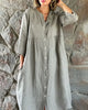 Valeria™ Linen Loose Shirt/Dress