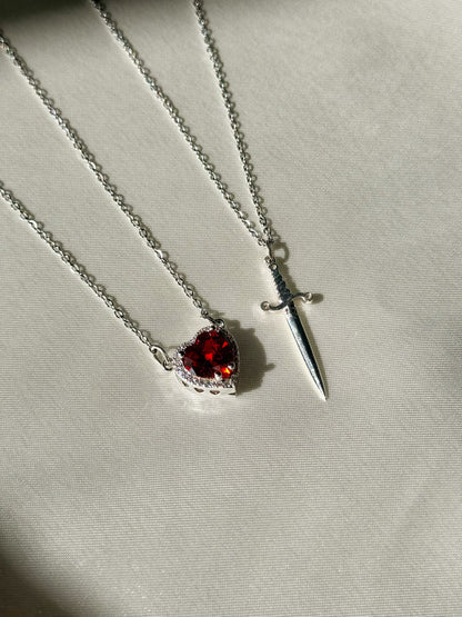 Lustre&Glow™ | Premium Heart Sword Love Necklace