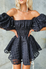 Ella™ | Mini dress with puff sleeves