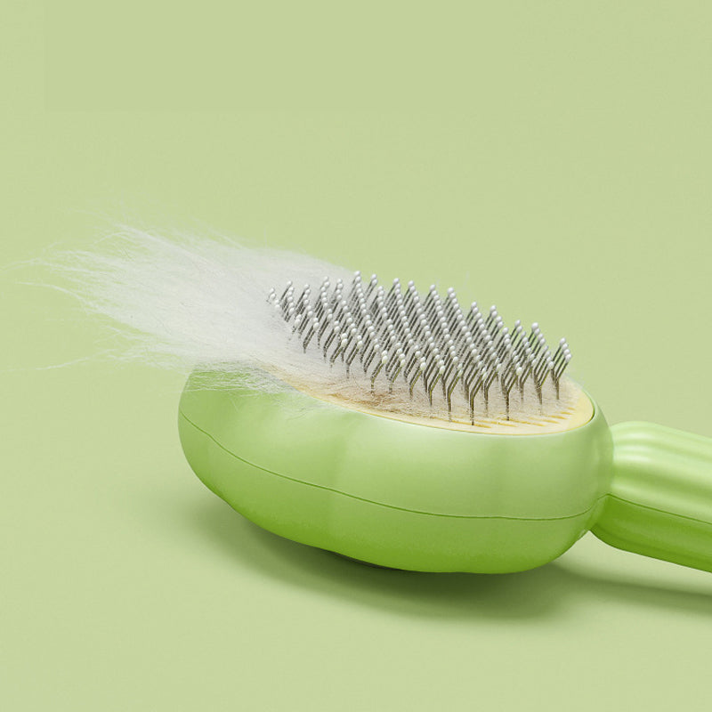 FurClean™ | Self-Cleaning Needle Comb for Effortless Grooming