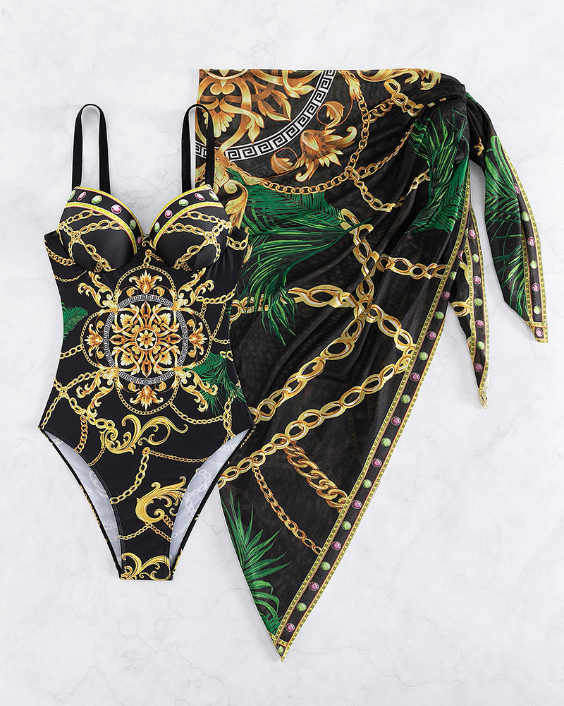 Riley™ | Sophisticated One-Piece Swimsuit Set