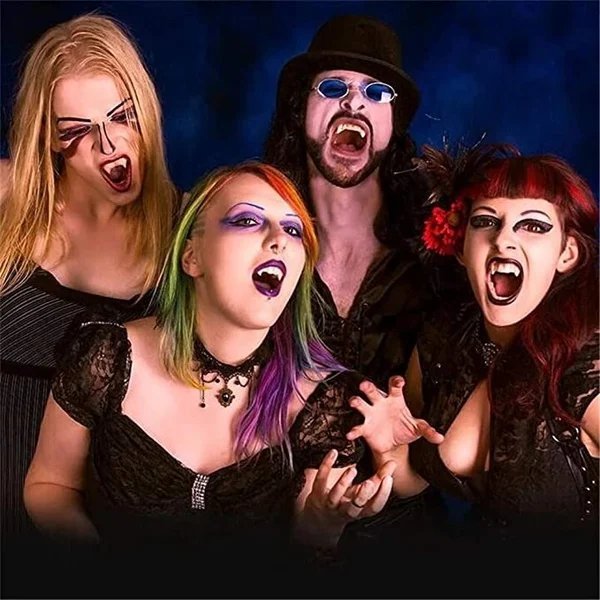 VampBite™ | Retractable Vampire Fangs That Snap Into Scare Mode!