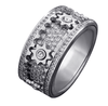DiamondCraft™ | Handmade 3D Geometric Moving Gears Ring