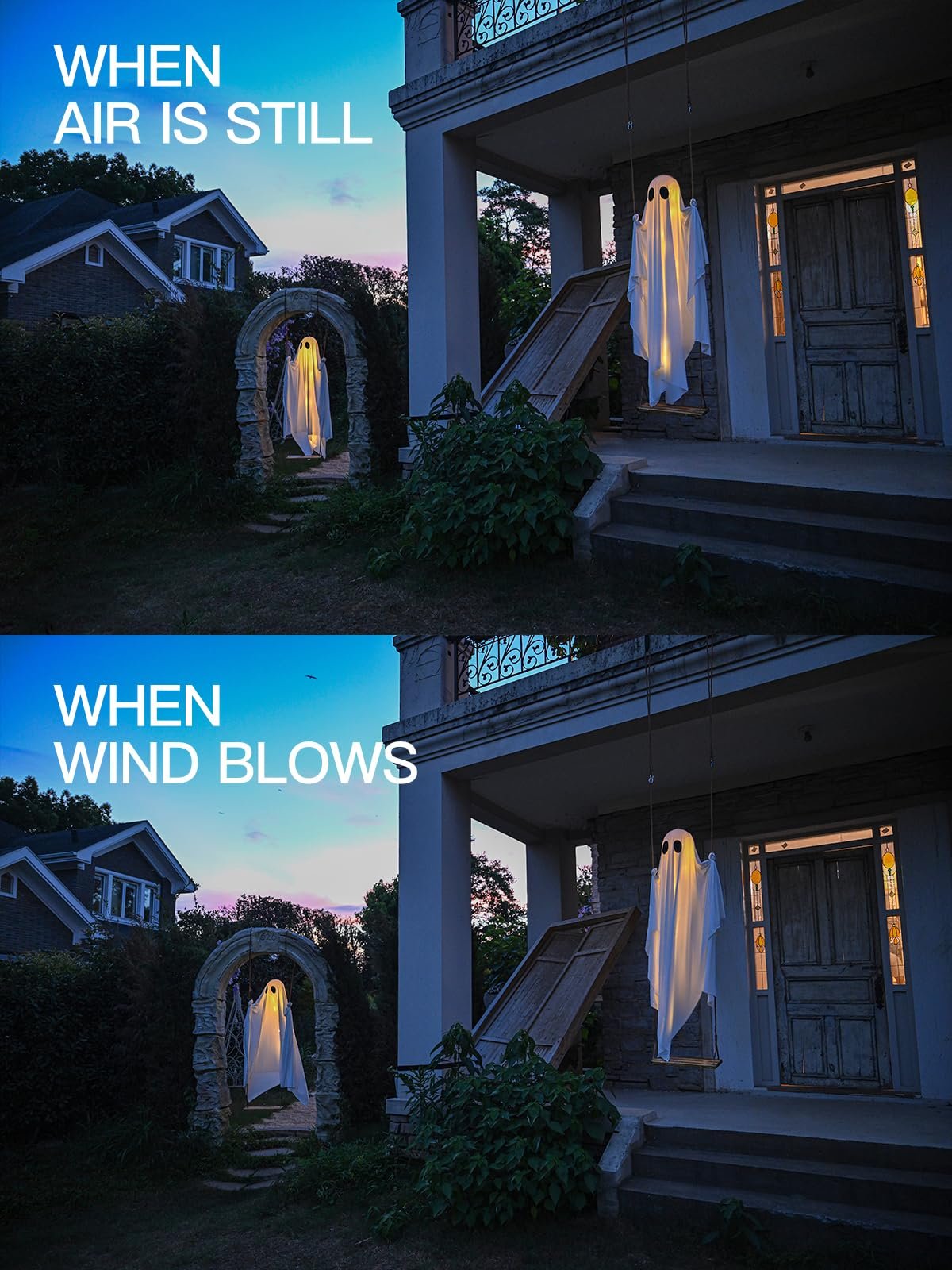 GhostGlide™ | A Floating Fright with Chilling Lights!