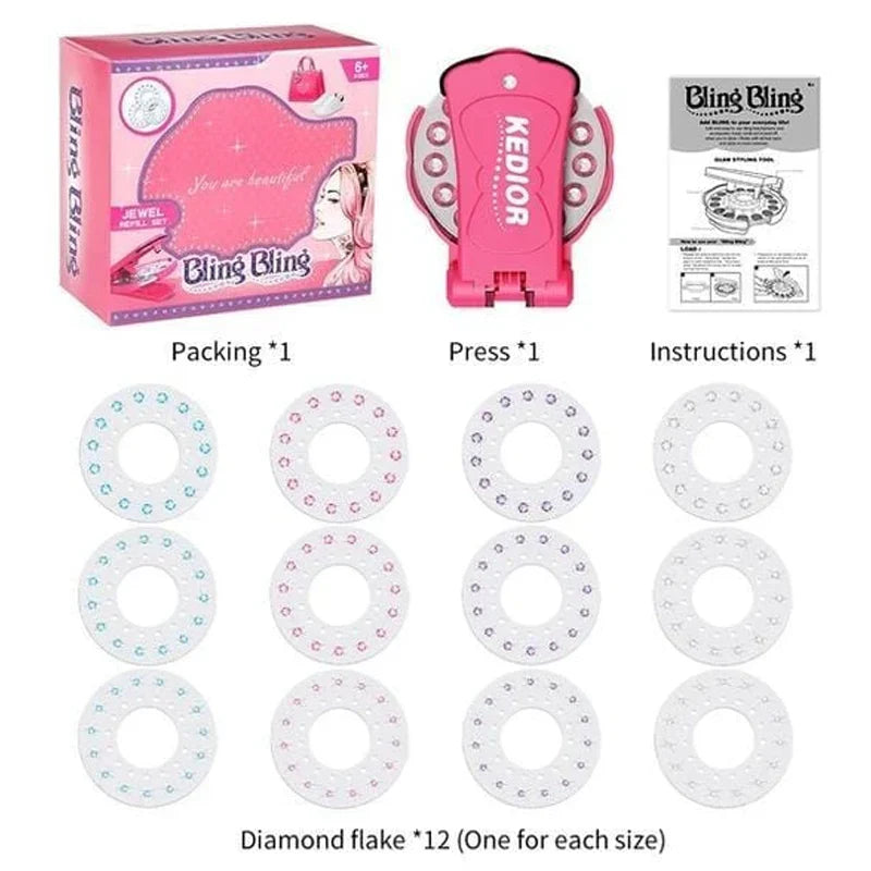 SparkleSnap™ | Glam Up Your Hair in Seconds!