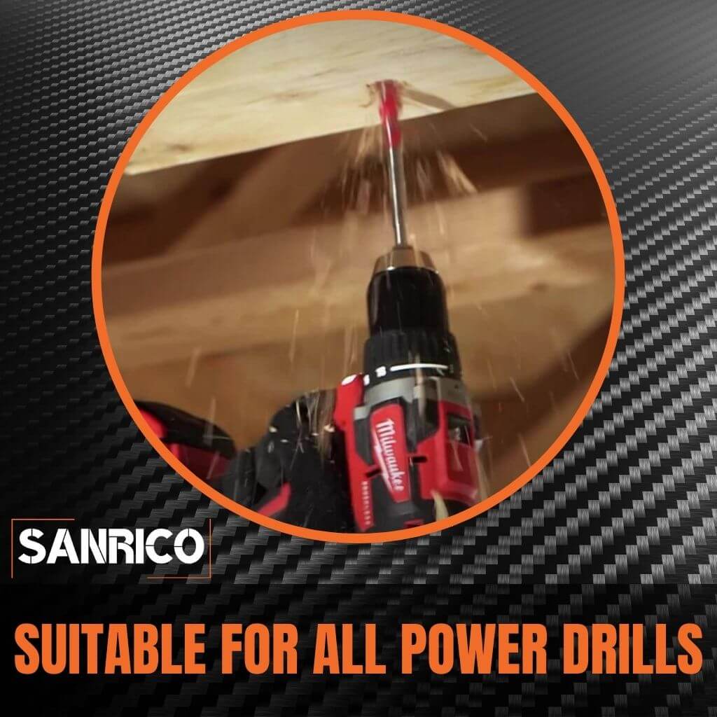 DrillForce™ | From Wood to Brick — One Bit Does It All!