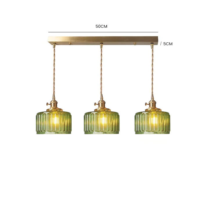 Vintage Crystal Pendant Lamp