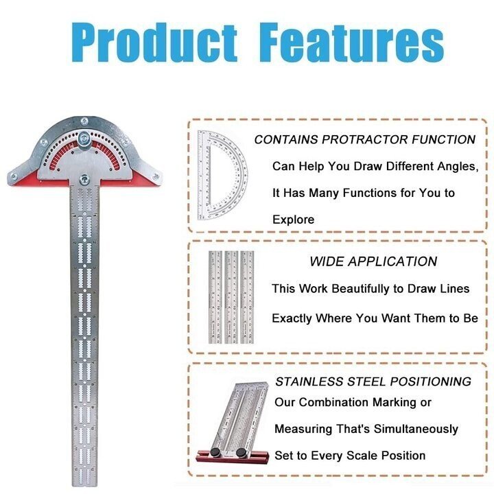 LinePro™ | T-Square Accuracy for Every Woodworker
