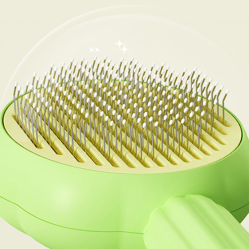 FurClean™ | Self-Cleaning Needle Comb for Effortless Grooming