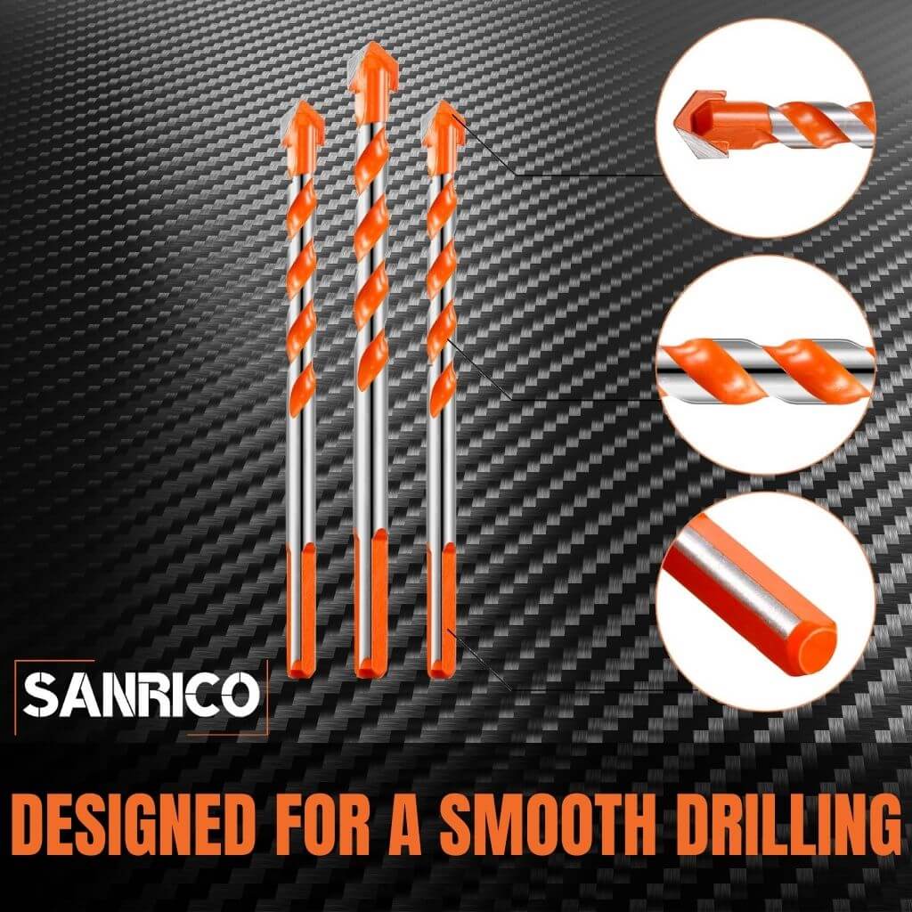DrillForce™ | From Wood to Brick — One Bit Does It All!
